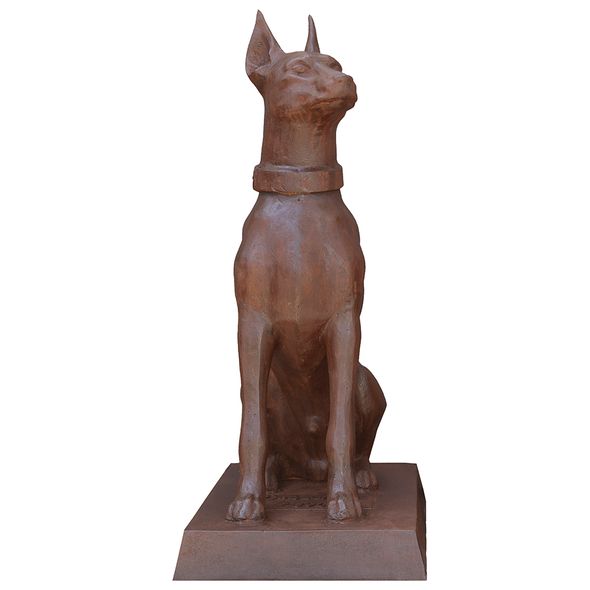 escultura-dobermann-ferro-olhando-esquerda-quinta-dellarte