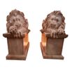 Escultura-Leao-Dormindo-Em-Marmore-Rosado-100cm-EMP202