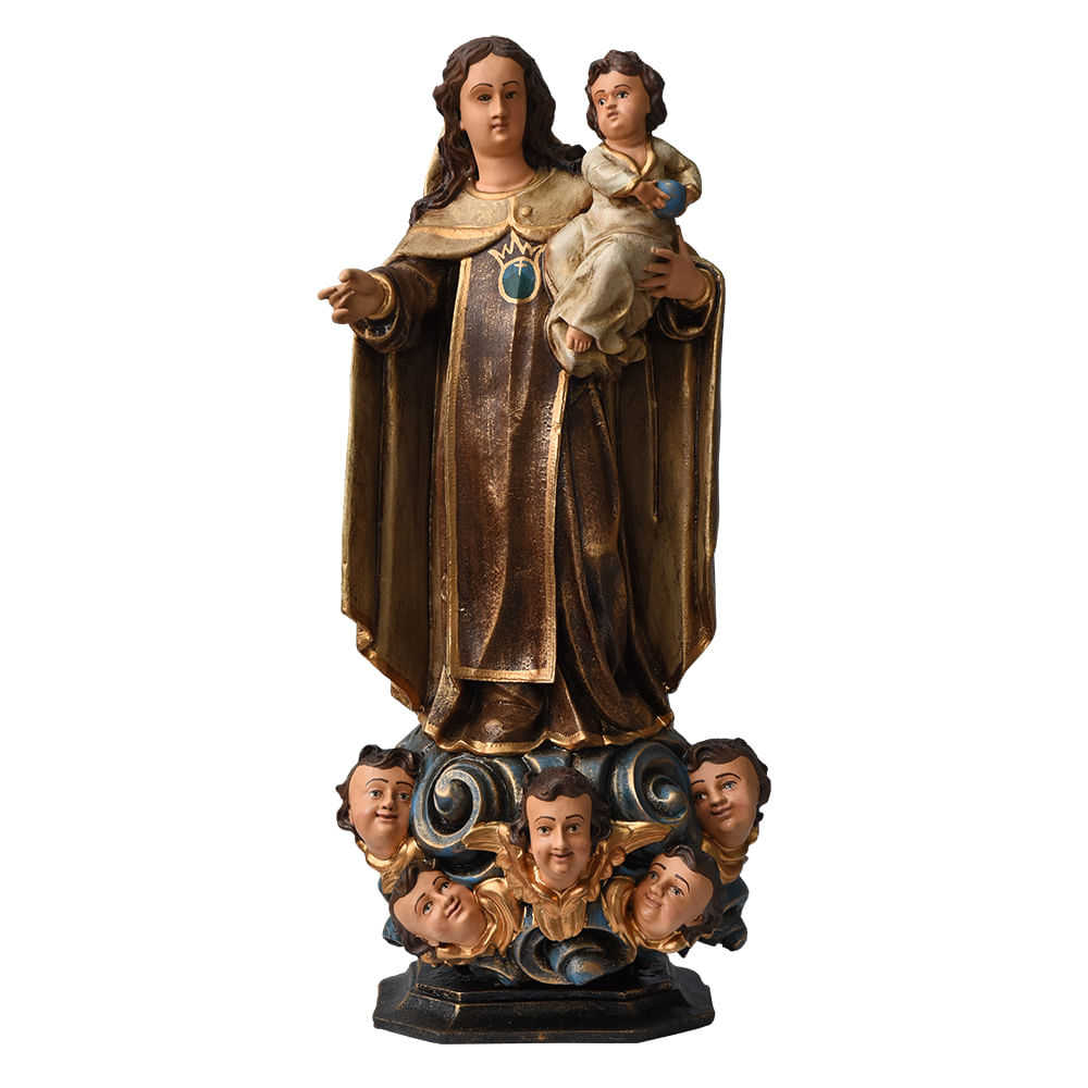 Imagem Nossa Senhora Do Carmo 50cm Ir057 Compre Ja Quintadellarte