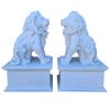 Par-de-Escultura-de-Leao-Sentado-com-base-68cm---EML423-frenteafrente