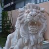 Par-de-Leoes-em-Pe-Marmore-Rosa-145cm-EMP449