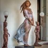 Escultura-em-Bronze-Dama-Flautista-190cm-EBZ571