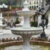 Chafariz-2-pratos-em-Marmore-Branco-180cm-FMP222