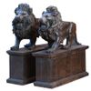 Par-de-Leao-Andando-Marmore-Black-100cm-EMP243
