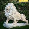 Escultura-Leao-em-Marmore-Rosa-145cm-EMP449E